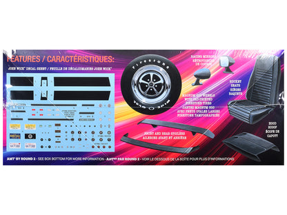 Skill 2 Model Kit 1969 Ford Mustang "John Wick" (2014) Movie 1/25 Plastic Model
