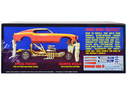 Skill 3 Model Kit 1970 Ford Mustang Funny Car "Mach Won" 1/25 Scale Model