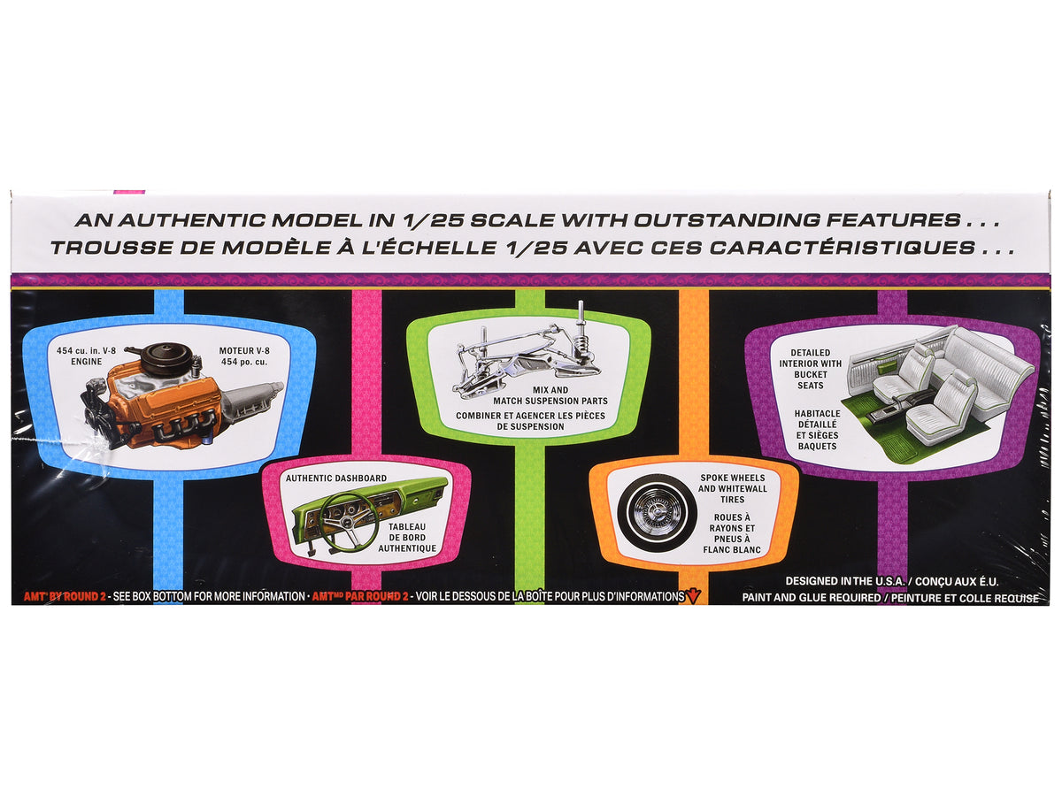 Skill 2 Model Kit 1970 Chevrolet Monte Carlo Lowrider "Kustom Kruisers" 1/25 Scale Model