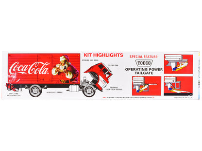 Skill 3 Model Kit Ford C-600 City Delivery Truck "Holiday Hauler - Coca-Cola" 1/25 Scale Model
