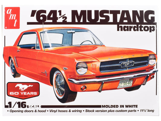 Skill 3 Model Kit 1964 1/2 Ford Mustang Coupe 60th Anniversary 1/16 Scale Model