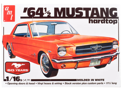 Skill 3 Model Kit 1964 1/2 Ford Mustang Coupe 60th Anniversary 1/16 Scale Model
