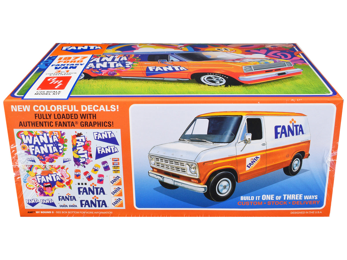 Skill 2 Model Kit 1977 Ford Custom Van "Fanta" 1/25 Scale Model