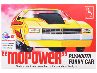 Skill 2 Model Kit Plymouth Funny Car "Mopower" 1/25 Scale Model