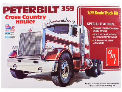 Skill 3 Model Kit Peterbilt 359 "Cross Country Hauler" 1/25 Scale Model