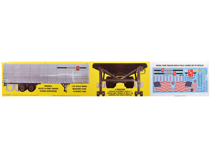 Skill 3 Model Kit Fruehauf FB Beaded Panel Van Trailer 1/25 Scale Model