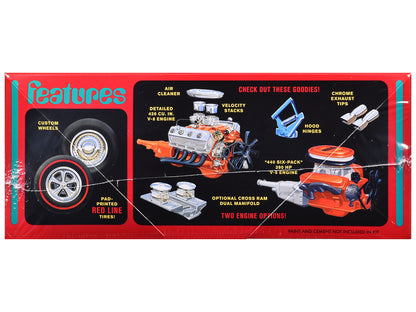 Skill 2 Model Kit 1969 Plymouth GTX Hardtop 1/25 Scale Model