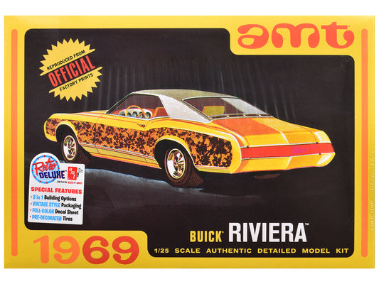 Skill 2 Model Kit 1969 Buick Riviera 1/25 Scale Model