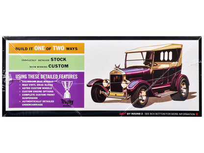 Skill 2 Model Kit 1927 Ford Model T Touring 2 in 1 Kit 1/25 Scale Model