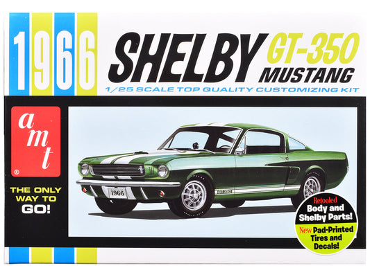 Skill 2 Model Kit 1966 Shelby Mustang GT-350 1/25 Scale Model