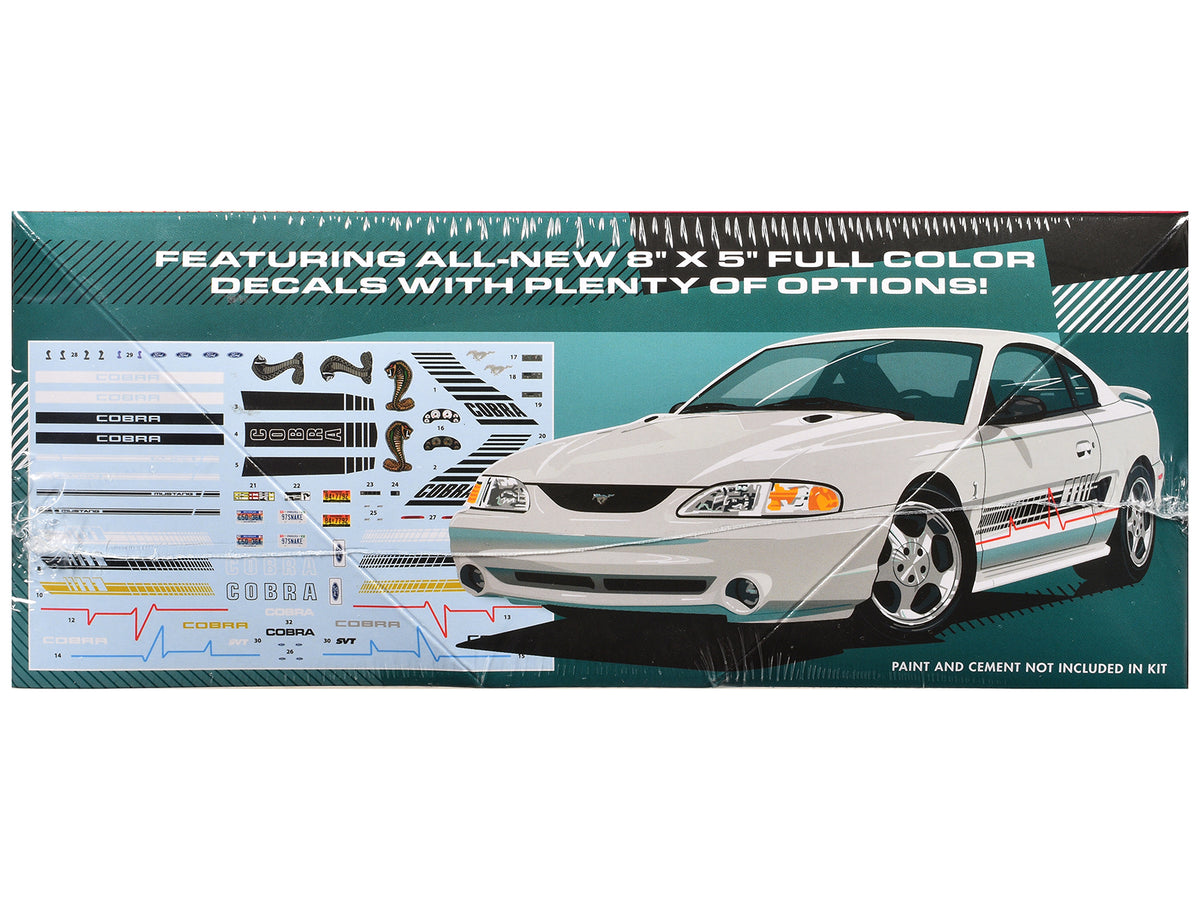 Skill 2 Model Kit 1997 Ford Mustang Cobra 1/25 Scale Model