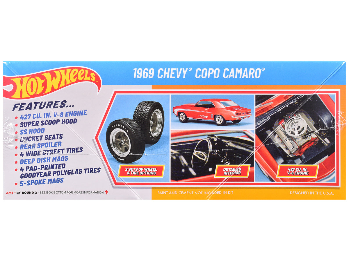 Skill 2 Model Kit 1969 Chevrolet COPO Camaro "Hot Wheels" 1/25 Scale Model