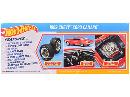 Skill 2 Model Kit 1969 Chevrolet COPO Camaro "Hot Wheels" 1/25 Scale Model