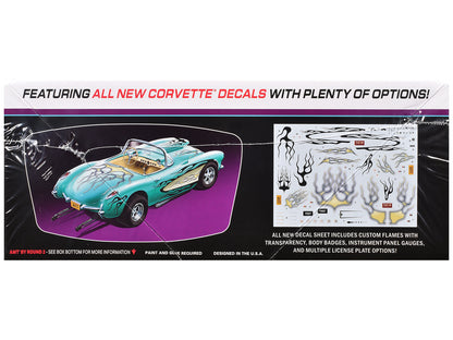 Skill 2 Model Kit 1957 Chevrolet Corvette Street Machine "Kustom Kruisers" Series 1/25 Scale Model