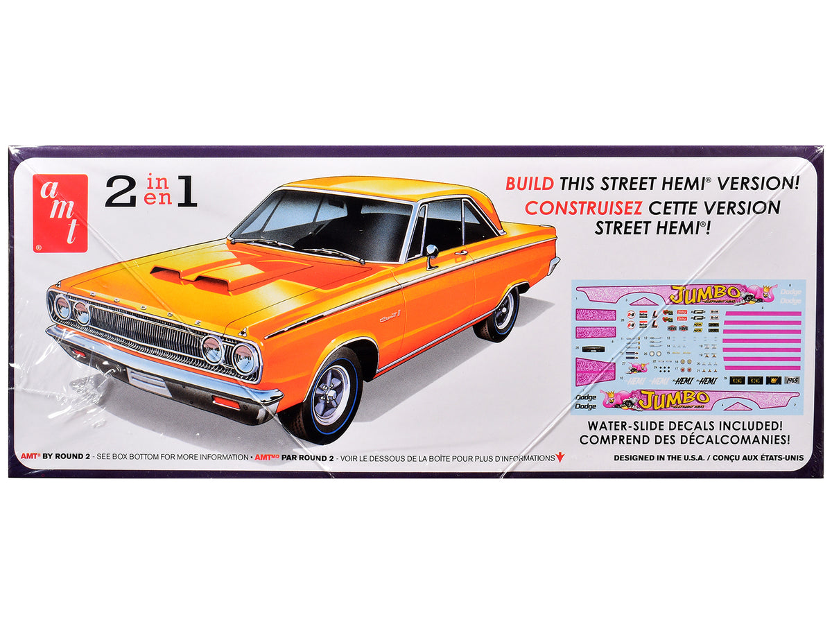 Skill 2 Model Kit 1965 Dodge Coronet 500 Hemi 2-in-1 Kit 1/25 Scale Model