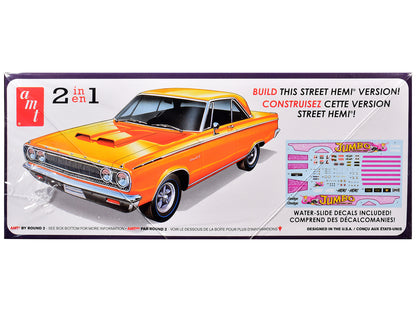 Skill 2 Model Kit 1965 Dodge Coronet 500 Hemi 2-in-1 Kit 1/25 Scale Model