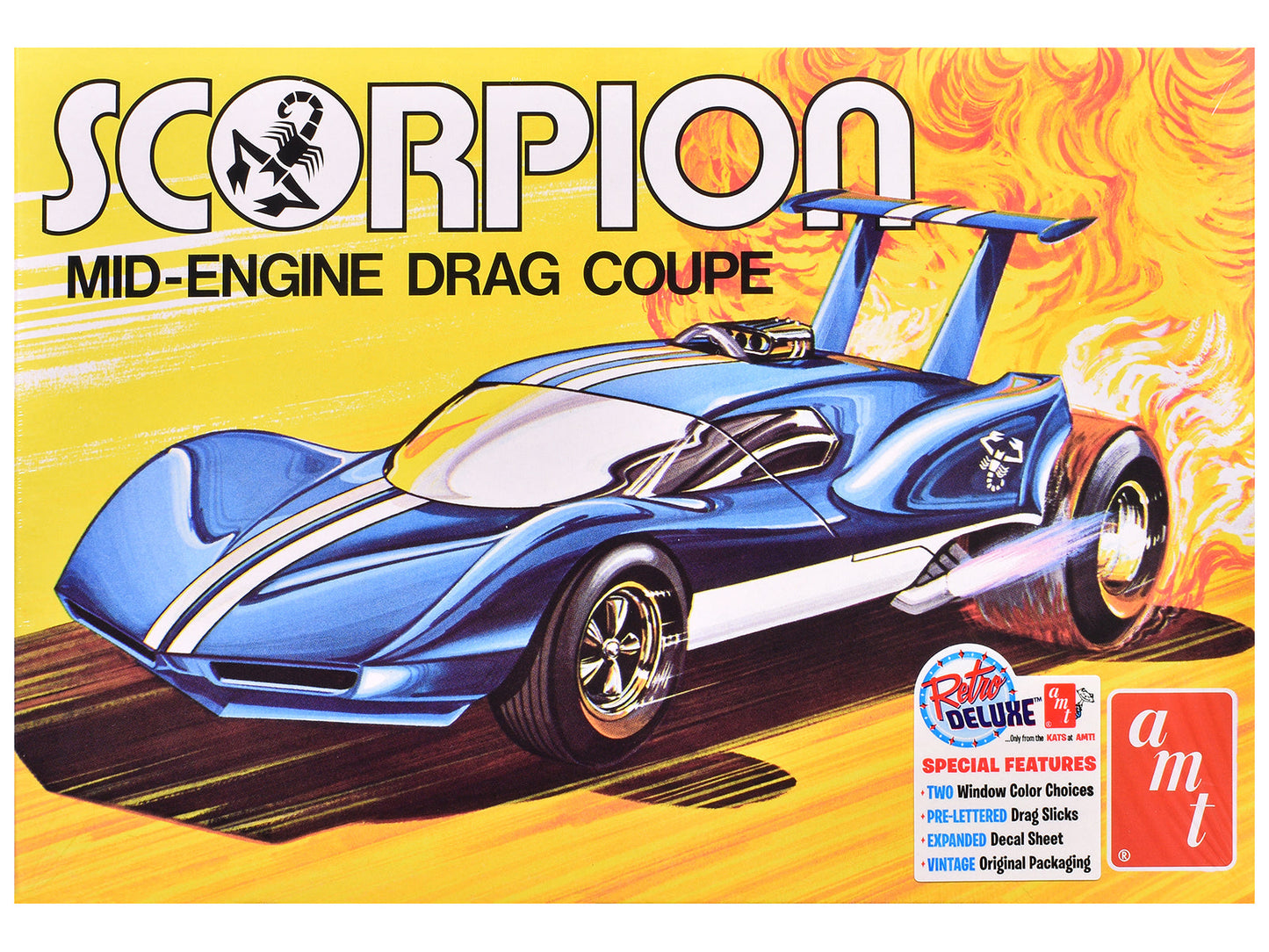 Skill 3 Model Kit Scorpion Mid-Engine Drag Coupe 1/25 Scale Model
