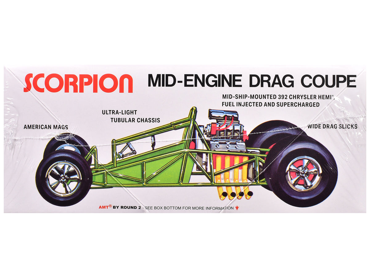 Skill 3 Model Kit Scorpion Mid-Engine Drag Coupe 1/25 Scale Model