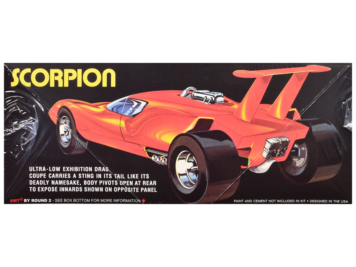 Skill 3 Model Kit Scorpion Mid-Engine Drag Coupe 1/25 Scale Model