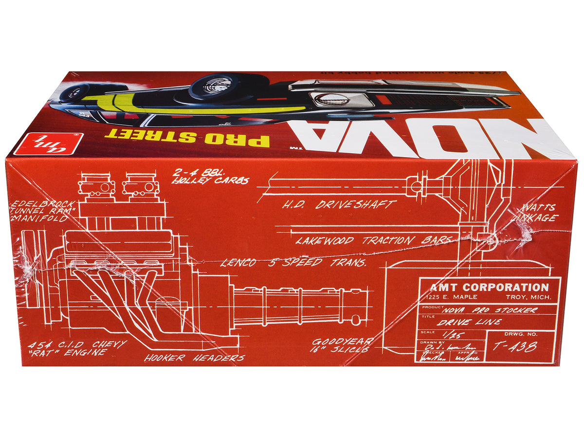 Skill 2 Model Kit Chevrolet Nova Pro Street 1/25 Scale Model