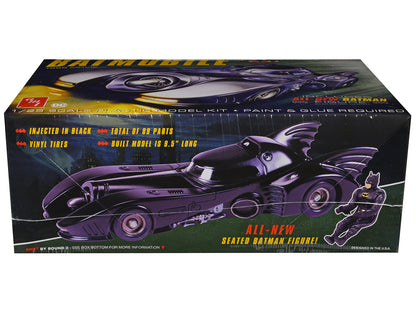 Skill 2 Model Kit Batmobile with Seated Batman Figure "Batman" (1989) Movie 1/25 Scale Model