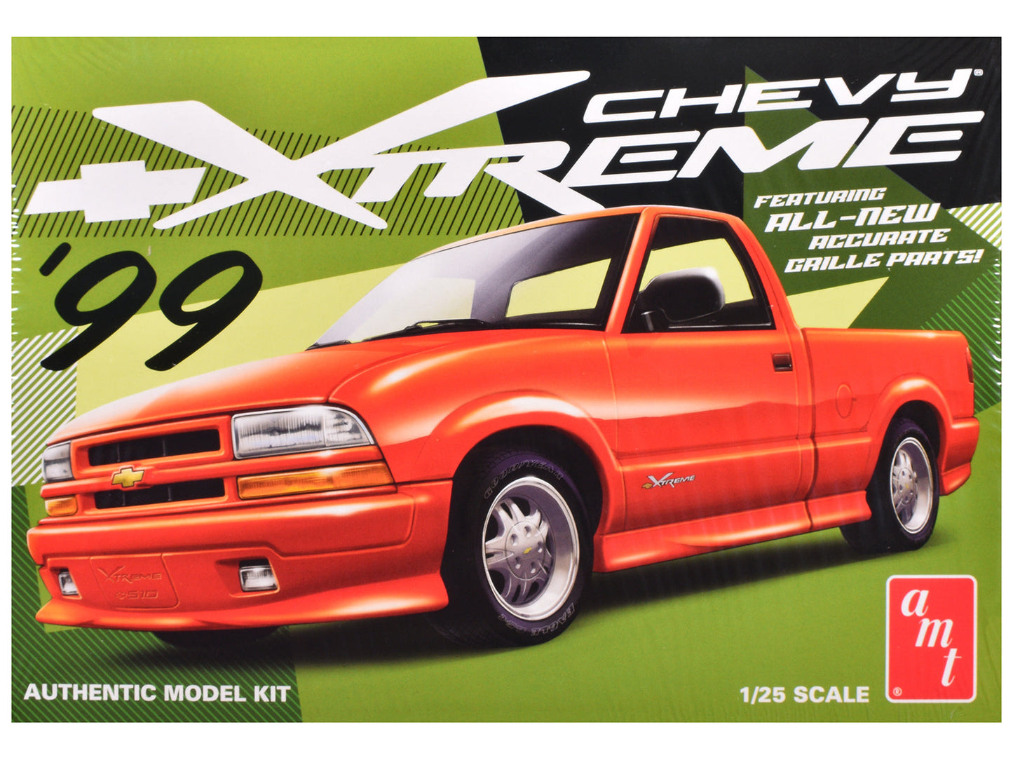 Skill 2 Model Kit 1999 Chevrolet S-10 Xtreme Pickup Truck 1/25 Scale Model