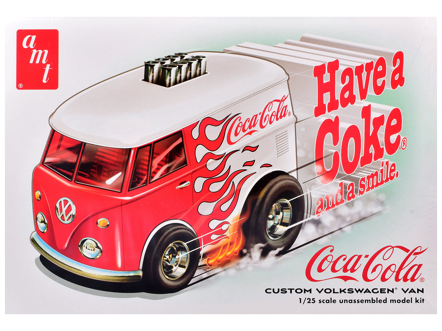Skill 2 Model Kit Volkswagen Van Show Rod "Coca-Cola" 1/25 Scale Model