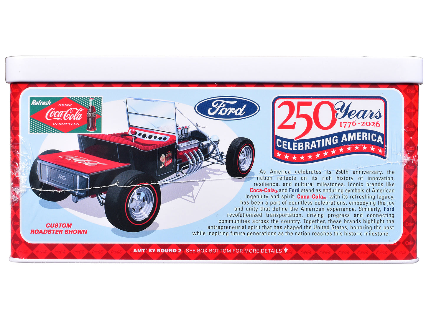 Skill 2 Model Kit Ford Model T Panel "Coca-Cola" with Collector Tin 1/25 Scale Model