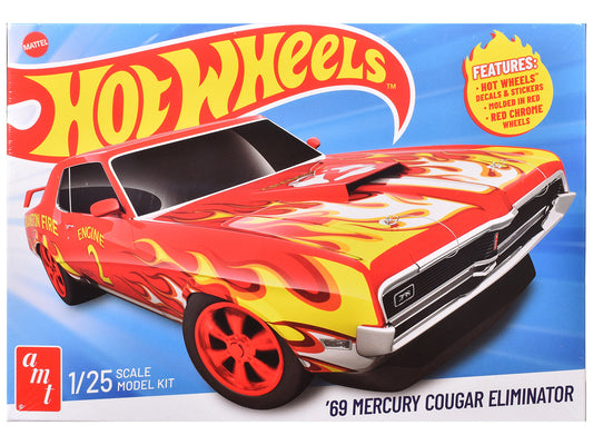 Skill 2 Model Kit 1969 Mercury Cougar Eliminator "Hot Wheels" 1/25 Scale Model