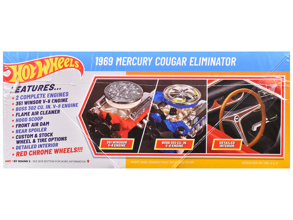 Skill 2 Model Kit 1969 Mercury Cougar Eliminator "Hot Wheels" 1/25 Scale Model