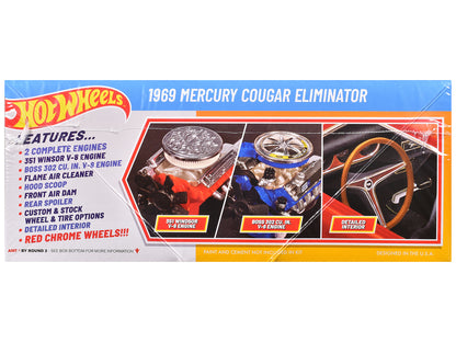 Skill 2 Model Kit 1969 Mercury Cougar Eliminator "Hot Wheels" 1/25 Scale Model