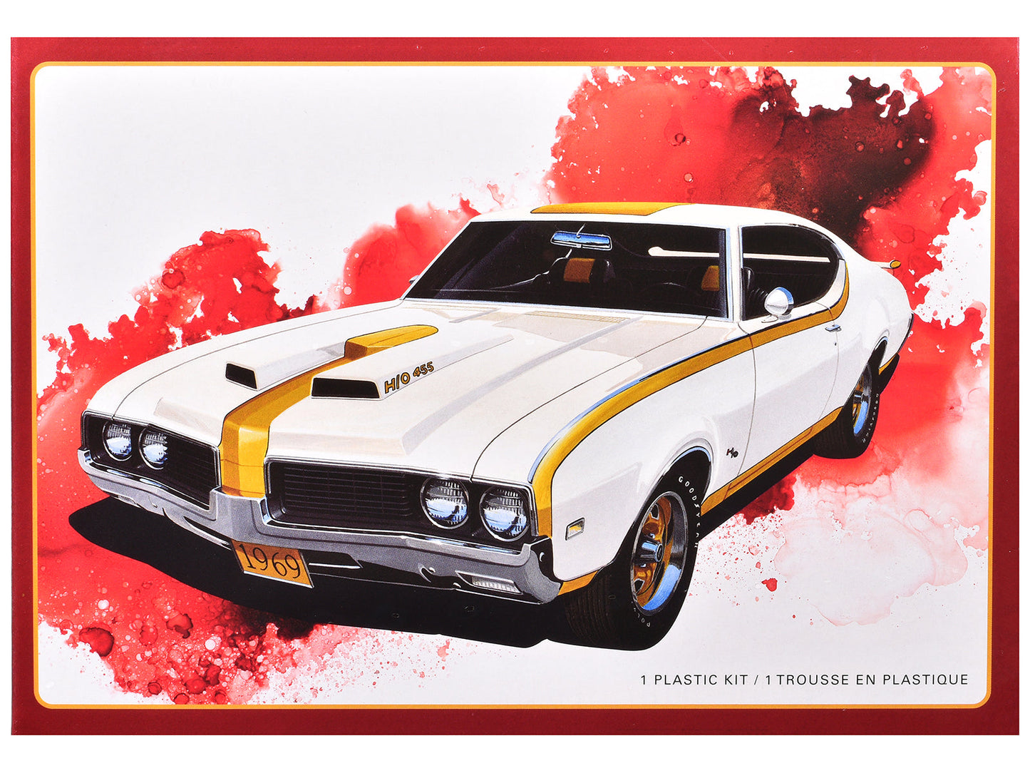 Skill 2 Model Kit 1969 Hurst Oldsmobile Cutlass 1/25 Scale Model