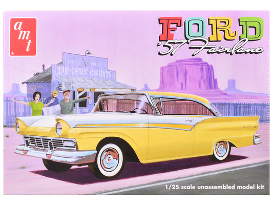 Skill 2 Model Kit 1957 Ford Fairlane Hardtop 3-in-1 Kit 1/25 Scale Model