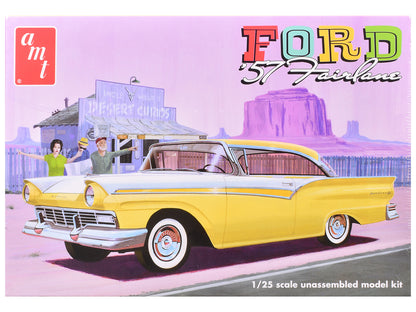 Skill 2 Model Kit 1957 Ford Fairlane Hardtop 3-in-1 Kit 1/25 Scale Model