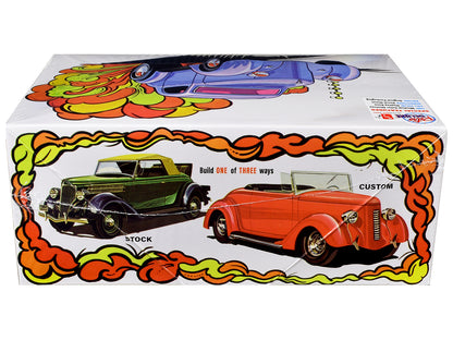 Skill 2 Model Kit 1936 Ford Coupe Gasser 3-in-1 Kit 1/25 Scale Model