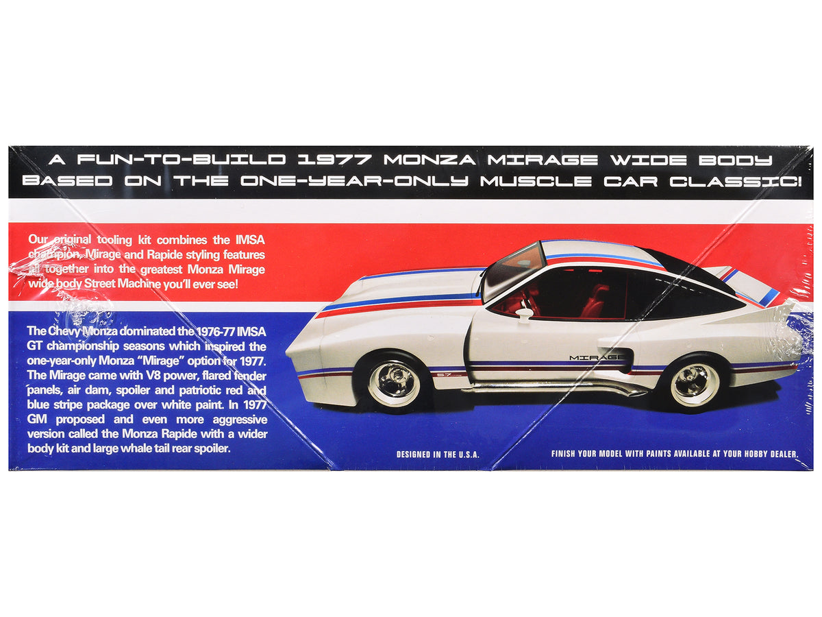 Skill 2 Model Kit 1977 Chevrolet Monza Mirage Wide Body "Street Machine" 1/25 Scale Model