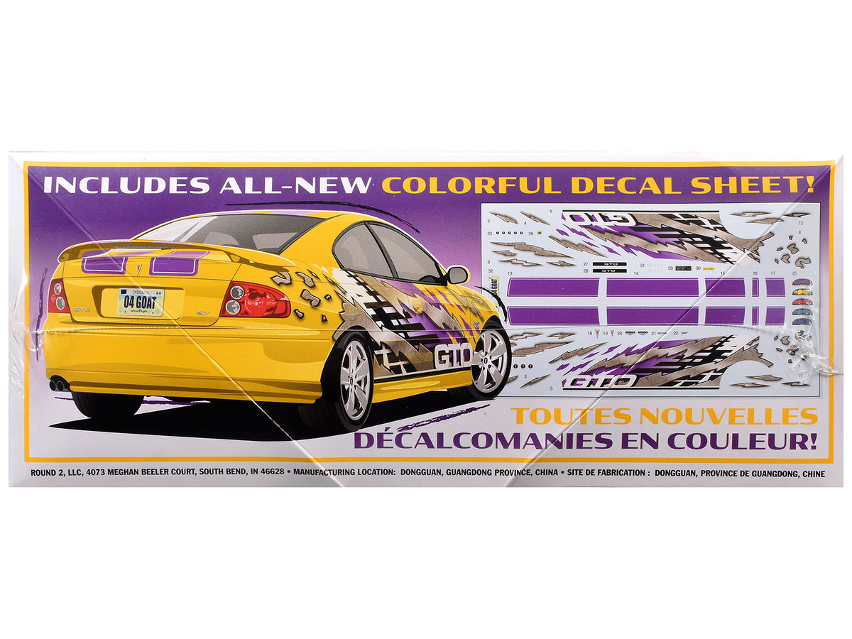 Skill 2 Model Kit 2004 Pontiac GTO 1/25 Scale Model