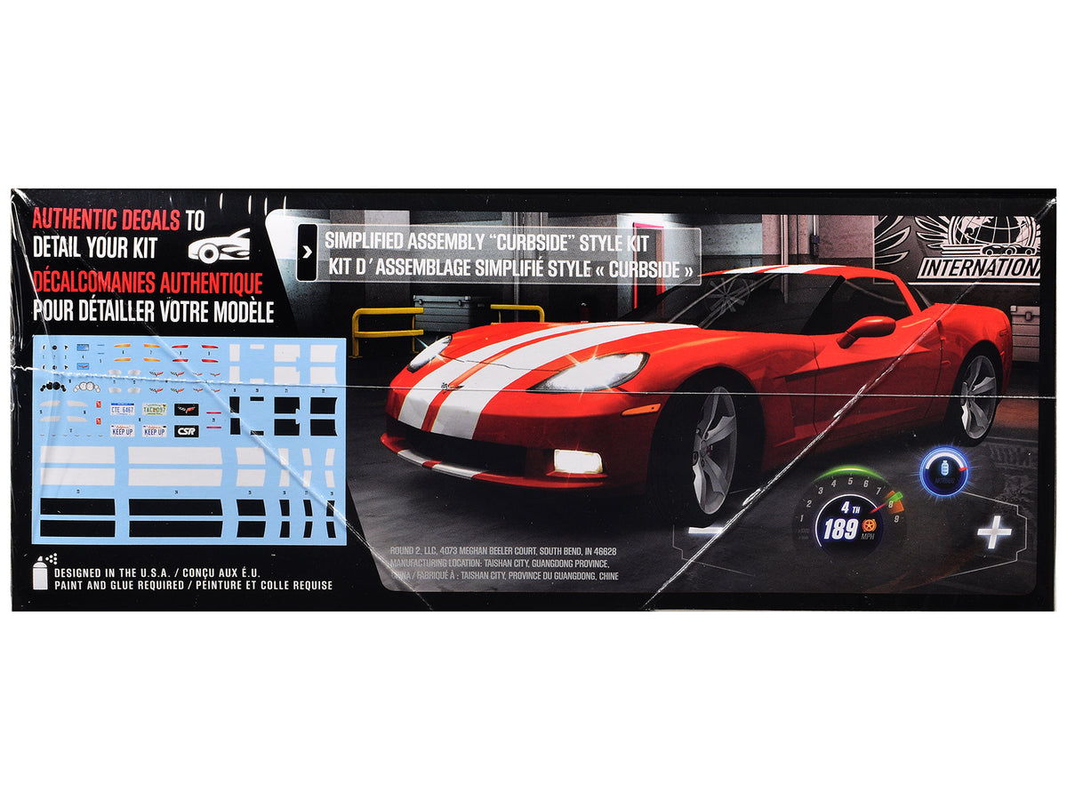 Skill 2 Model Kit of 2012 Chevrolet Corvette Coupe "CSR Racing" 1/25 Scale Model