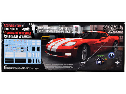 Skill 2 Model Kit of 2012 Chevrolet Corvette Coupe "CSR Racing" 1/25 Scale Model