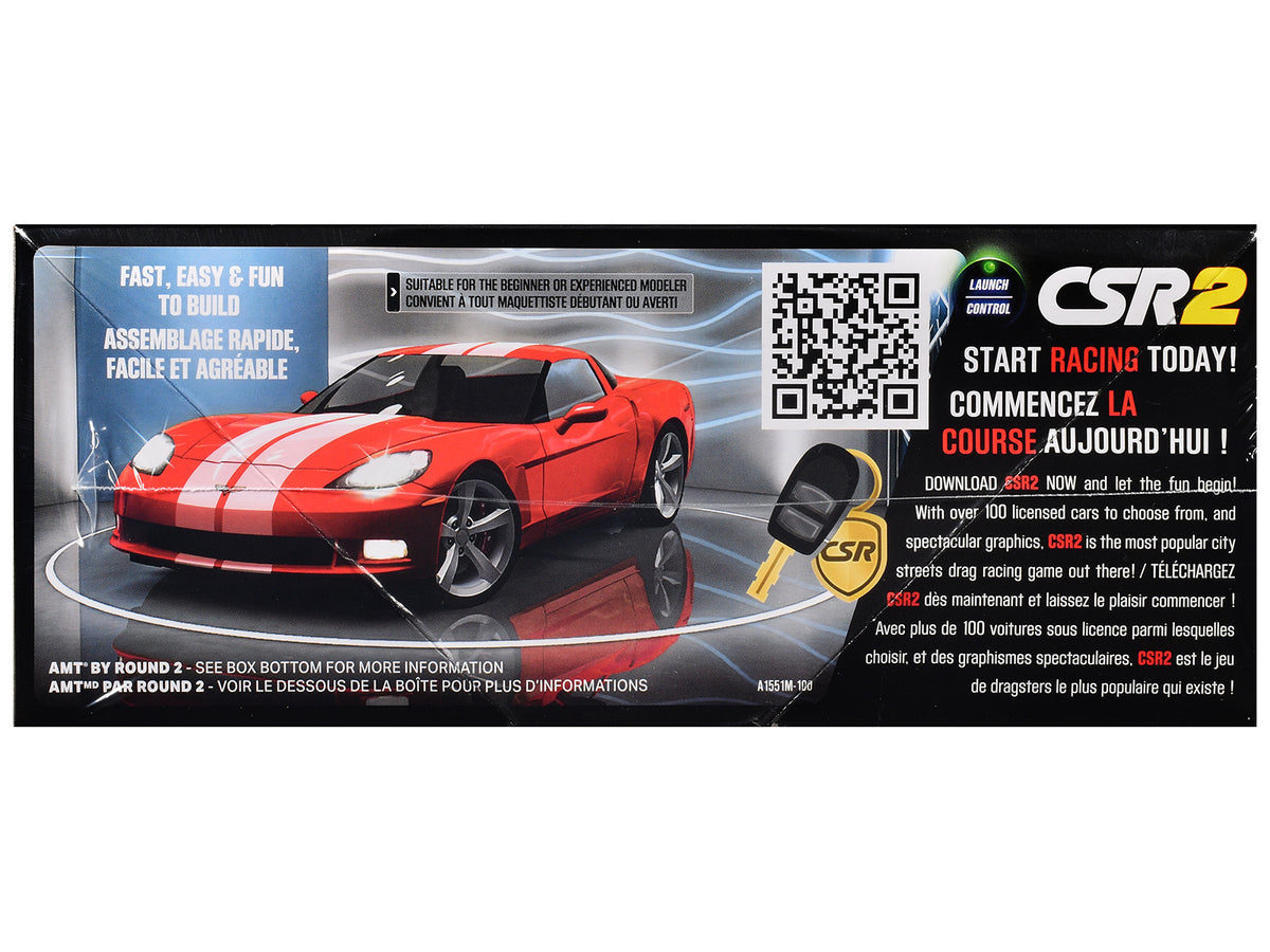 Skill 2 Model Kit of 2012 Chevrolet Corvette Coupe "CSR Racing" 1/25 Scale Model