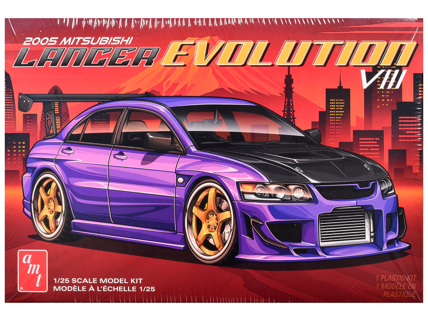 Skill 2 Model Kit 1995 Mitsubishi Lancer Evolution VIII 1/25 Scale Model
