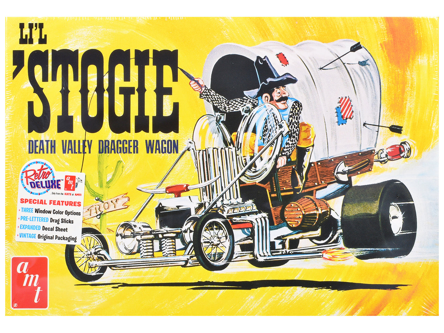 Skill 2 Model Kit Li'l Stogie Show Rod Death Valley Dragger Wagon 1/25 Scale Model