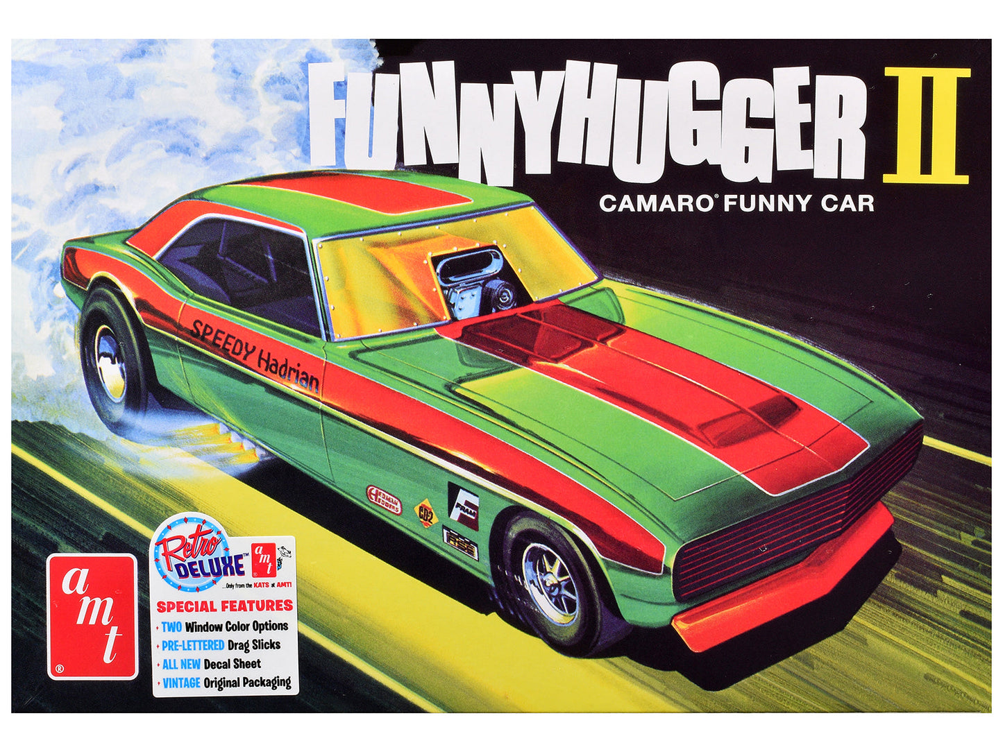Skill 2 Model Kit of Chevrolet Camaro Funny Car "Funny Hugger II" 1/25 Scale Model