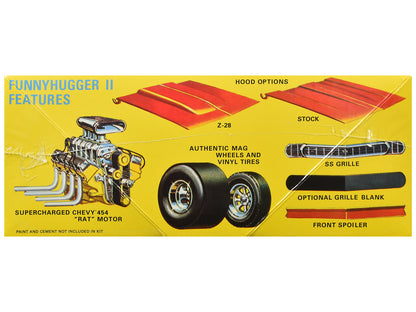 Skill 2 Model Kit of Chevrolet Camaro Funny Car "Funny Hugger II" 1/25 Scale Model