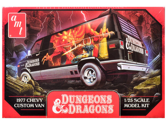 Skill 2 Model Kit 1977 Chevrolet Custom Van "Dungeons & Dragons" 1/25 Scale Model