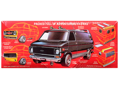 Skill 2 Model Kit 1977 Chevrolet Custom Van "Dungeons & Dragons" 1/25 Scale Model
