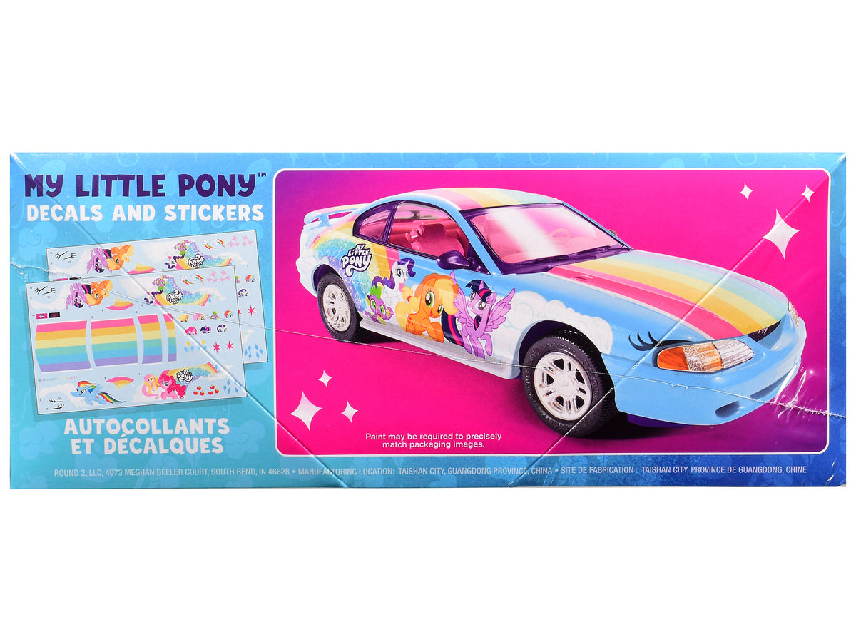 Skill 2 Model Kit 1996 Ford Mustang GT "My Little Pony" 1/25 Scale Model
