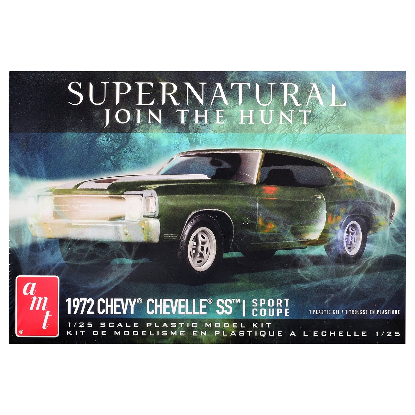 Skill 2 Model Kit 1972 Chevrolet Chevelle SS "Supernatural" (2005-2020) TV Series 1/25 Scale Model