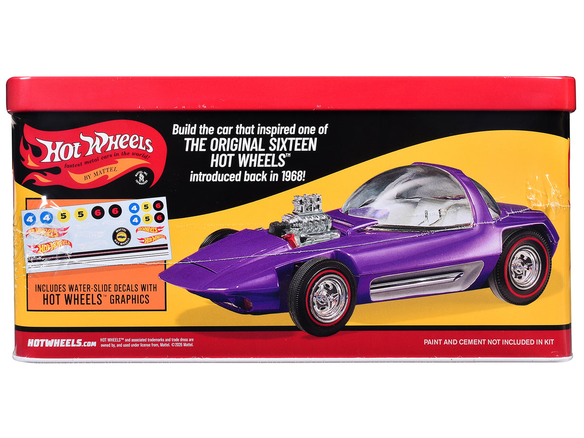 Skill 2 Model Kit Hot Wheels Silhouette with Collector Tin 1/25 Scale Model