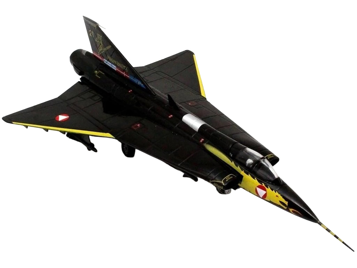 Saab Draken Fighter Aircraft "21 Draken 45th Anniversary Dragon Knights Retirement Livery" (2005) Austrian Air Force 1/72 Diecast Model Airplane